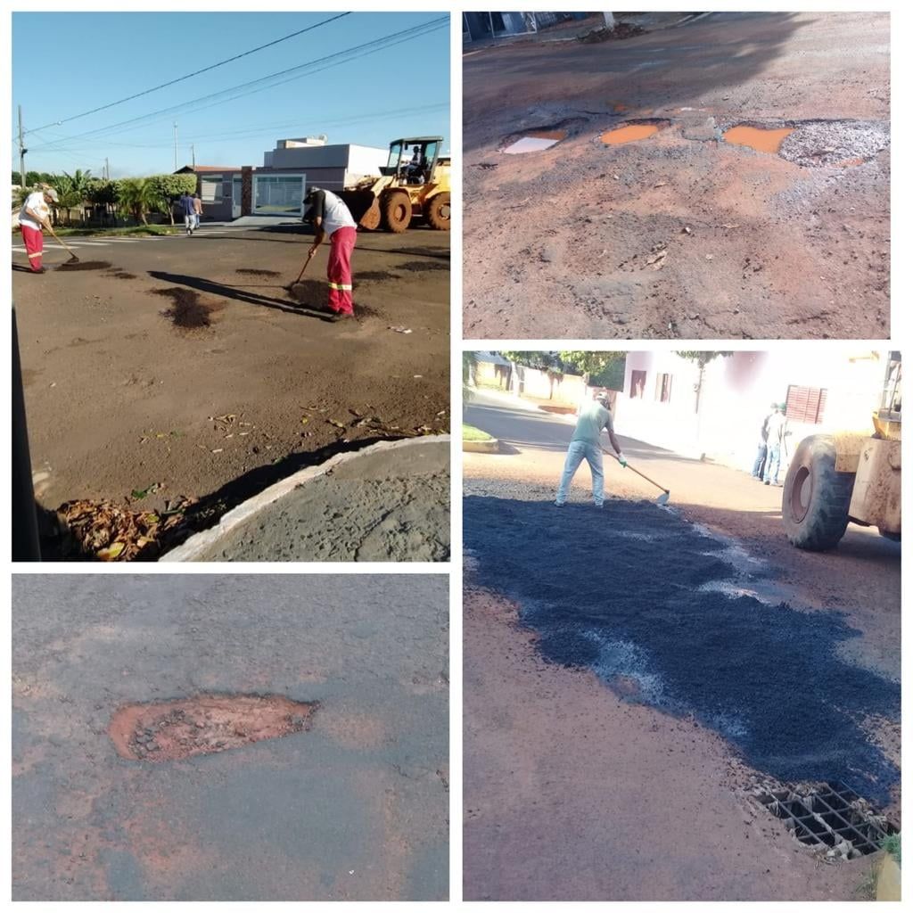 A Prefeitura de Lupionópolis, por meio da Secretaria de Obras, iniciou a operação tapa-buracos.